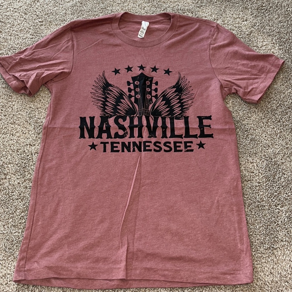 Pink lily Nashville t shirt